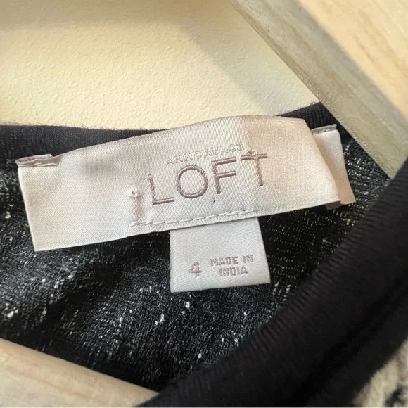 Loft Size 4 Sleeveless Knit Dress - Picture 5 of 6